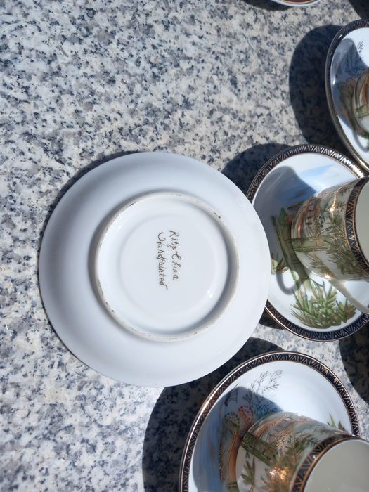 Serviços louça chinesa e japonesa