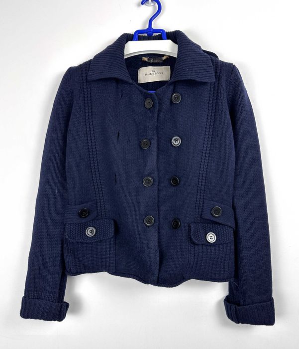 Sweter wełniany MALENE BIRGER kardigan damski dwurzędowy r. M