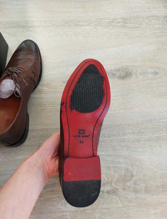 Męskie skórzane buty Vitto Rossi