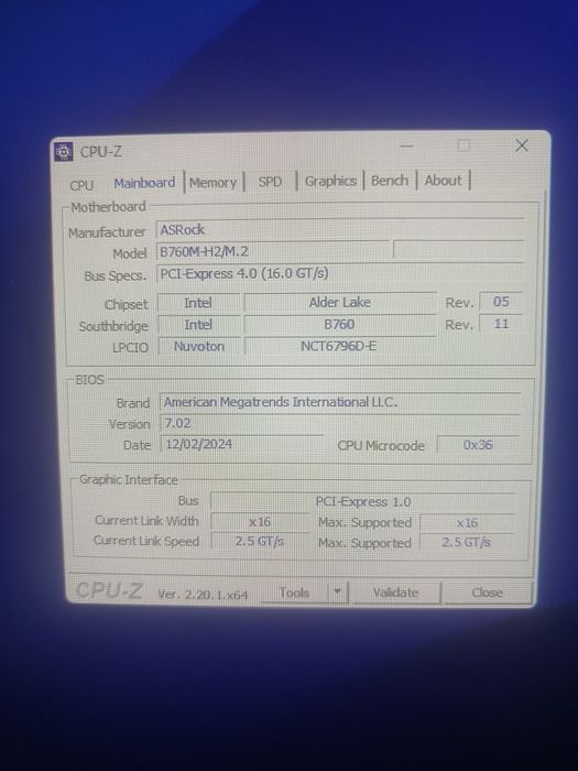 Материнская плата asrock b760 m2/h2