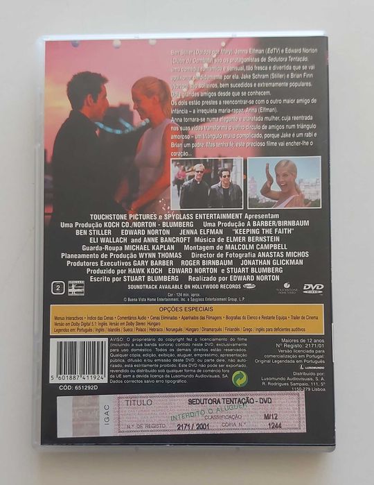 DVD Filme Sedutora Tentação