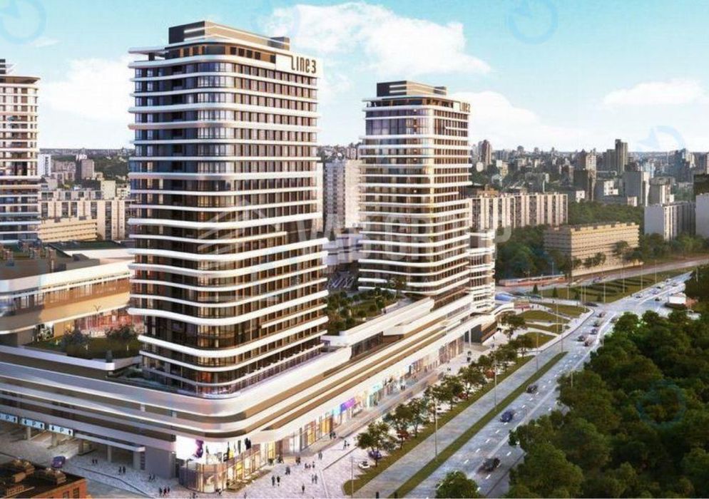 Без % Продаж 3-к квартири з терасою в ЖК White Lines, метро 1 хв