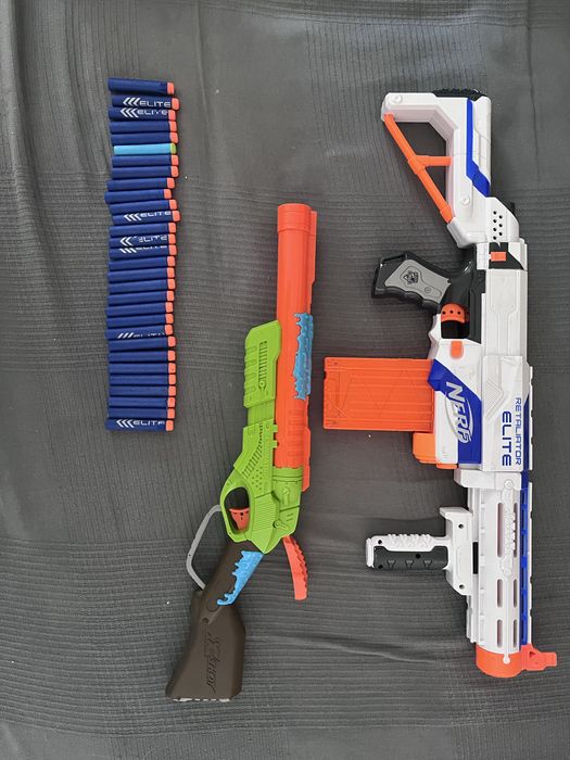 zestaw dwóch karabinów nerf