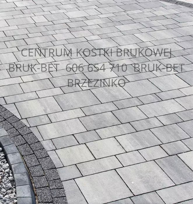 Kostka brukowa BRUK-BET  Promenada 6,5 cm, Ideo 6 cm Polbruk