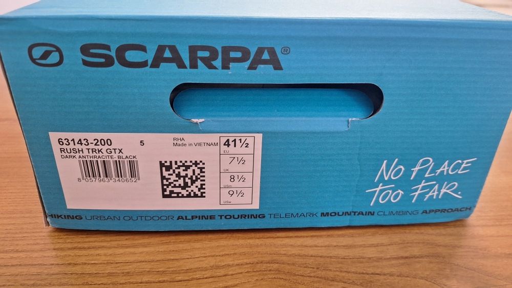 Buty męskie Scarpa Rush TRK GTX – r. 41,5 – nowe w pudełku