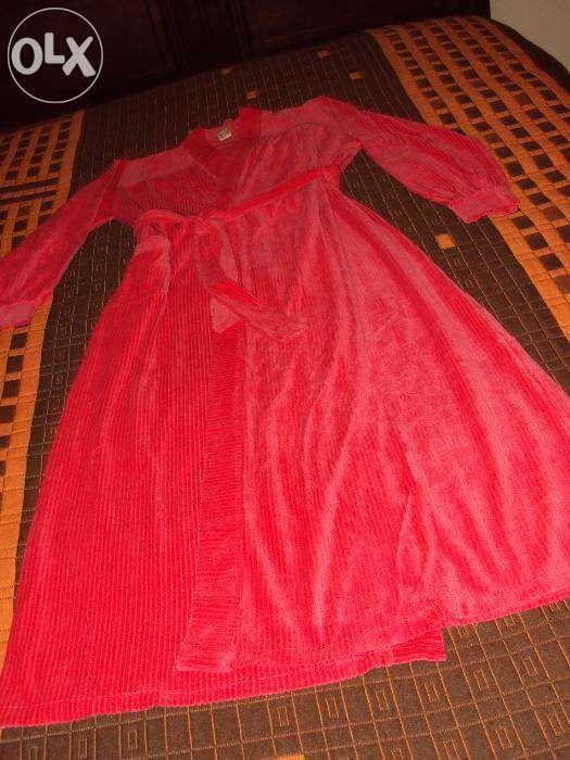 Robe de senhora de veludo