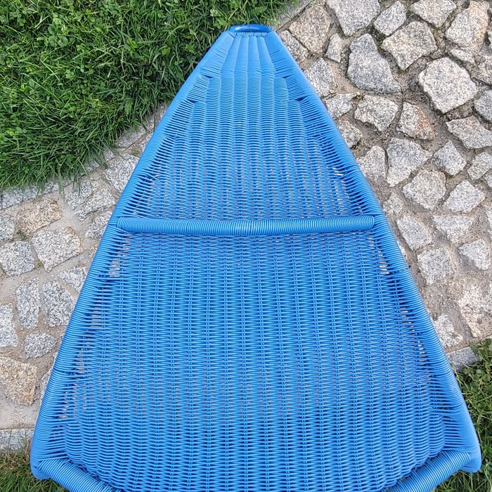 Fotel siedzisko wiszące niebieskie IKEA