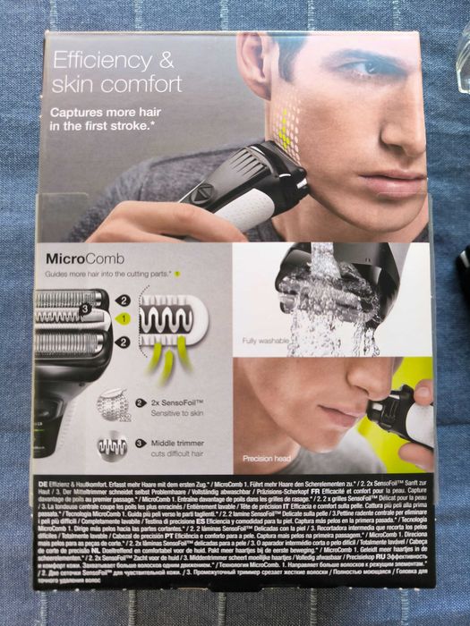 Máquina de Barbear Braun Series 3 ProSkin, Com Cabeça Extra, Como Nova