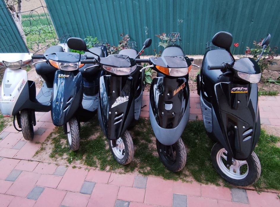 Скутера з контейнера без пробігу по Україні Honda Suzuki Yamaha