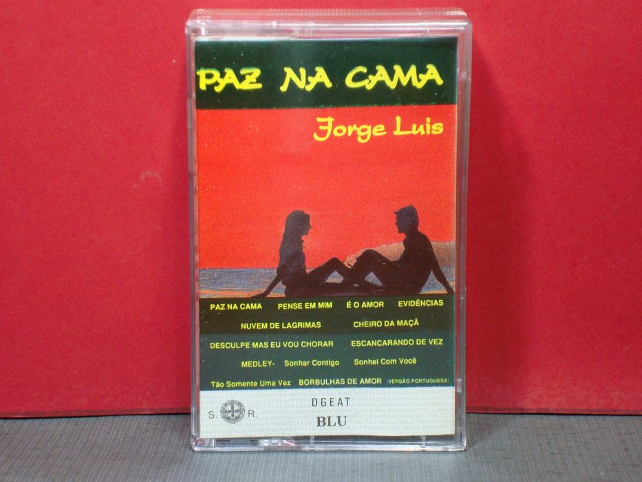 Jorge Luís - Paz Na Cama / Cassete / VG Plus