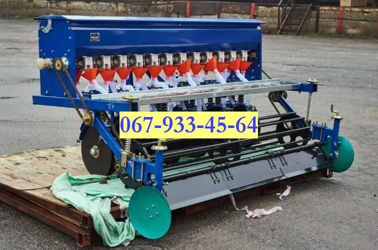 Дисковая Зерновая сеялка - ширина захвата 2.1 м на 14 рядов (СЗ, ЗАРЯ)