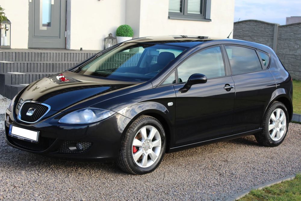 Seat Leon Piękny#1.9 TDI#Czarny#Brak KOROZJI#Tempomat#Komputer#Alusy#POLECAM
