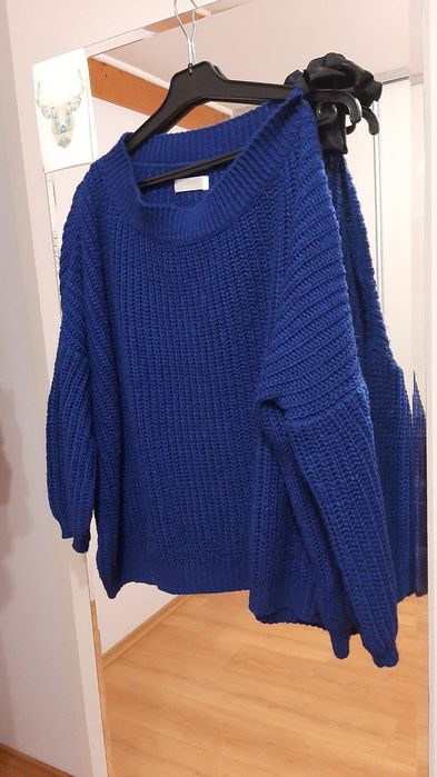 Sweter szafirowy l/xl