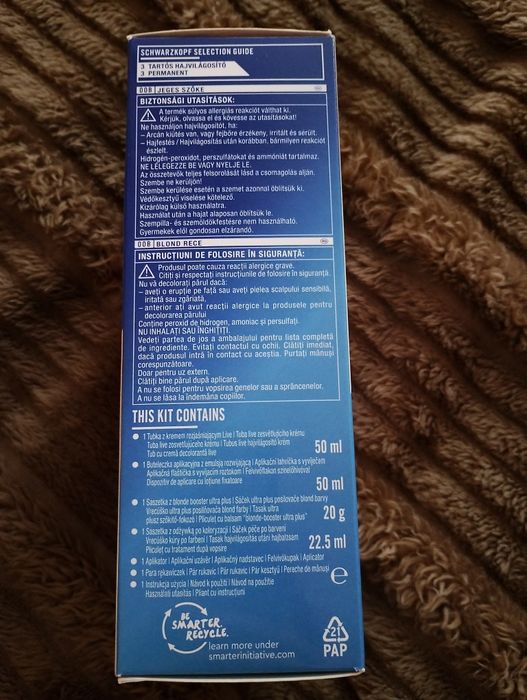 Schwarzkopf ice blond men farba do włosów