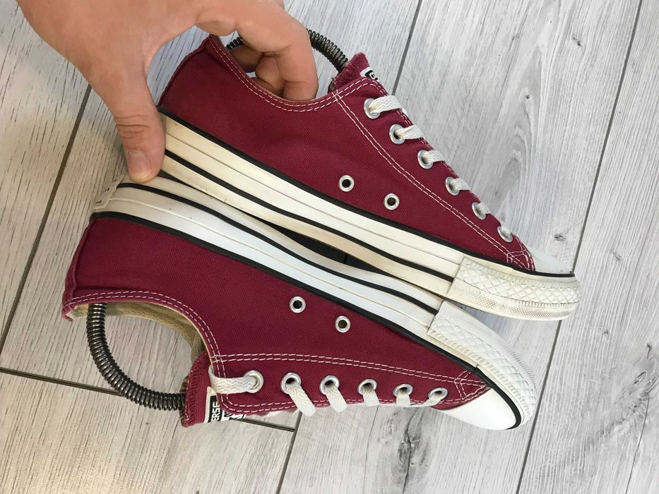 Buty Converse All Star bordowe niskie rozm. 41,5