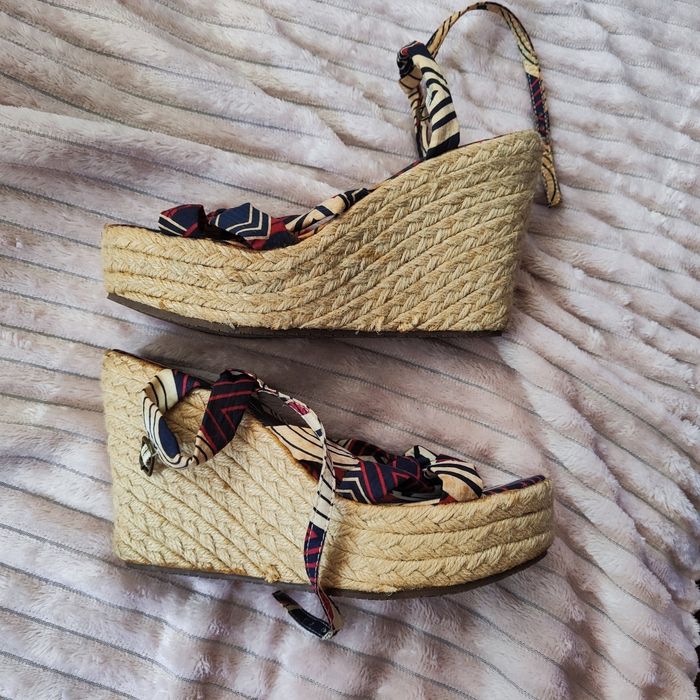 Sandálias de tecido com plataforma em corda Coolway 37/38