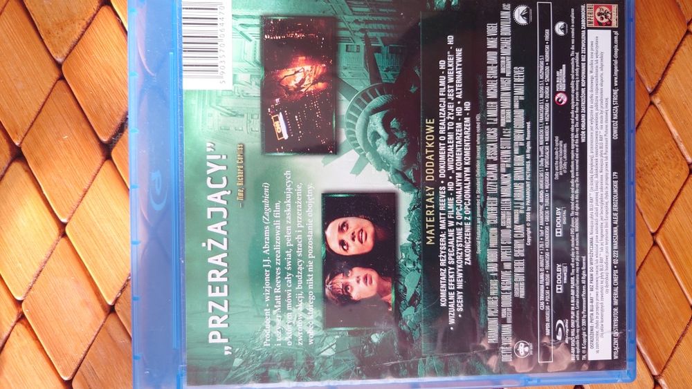 Projekt: Monster cloverfield polskie wydanie blu-ray