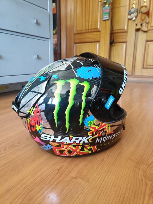 Capacete SHARK com 2 viseiras