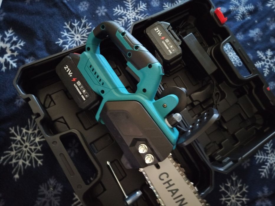 Nowa piła łańcuchowa z 2 akulatorami wysyłka InPost gratis