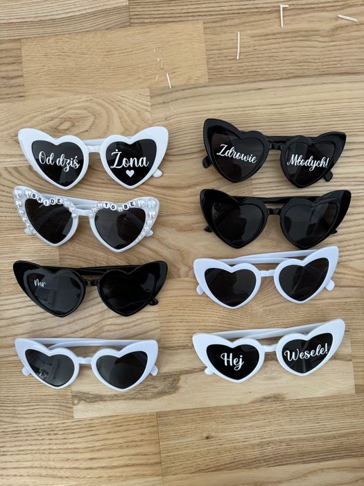 Okulary serca - wesele