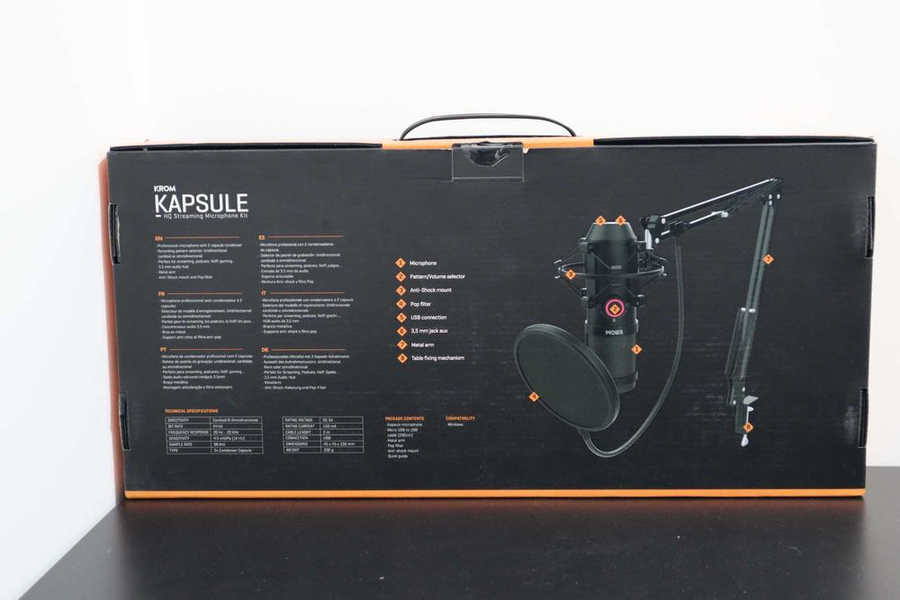 Krom Kapsule HQ Streaming Microphone64283892166915121