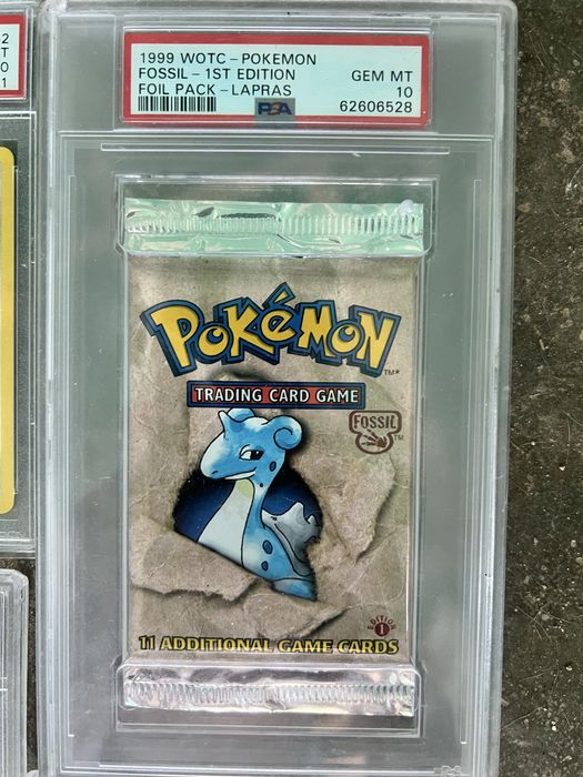 Coleção INGLÊS Pokémon PSA 10 1ª Edição Vintage + Boosters Selados WOTC | Base Set, Jungle, Fossil | Investimento Raro