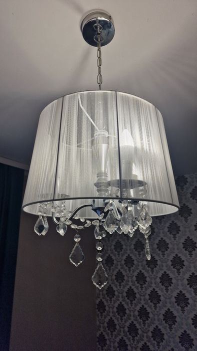 Lampa sufitowa kryształki - żyrandol