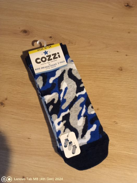 *Skarpetki chłopięce Cozzi 3pak r 31-34 *