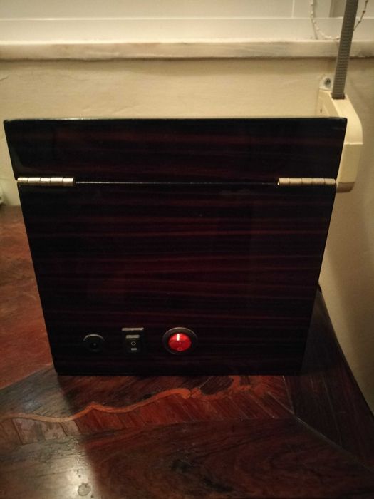 Caixa giratória para dois relógios automáticos