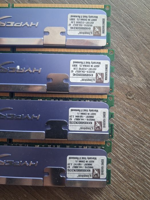 Оперативна пам'ять Kingston fury hyperX  DDR2 2x2gb 2x4gb