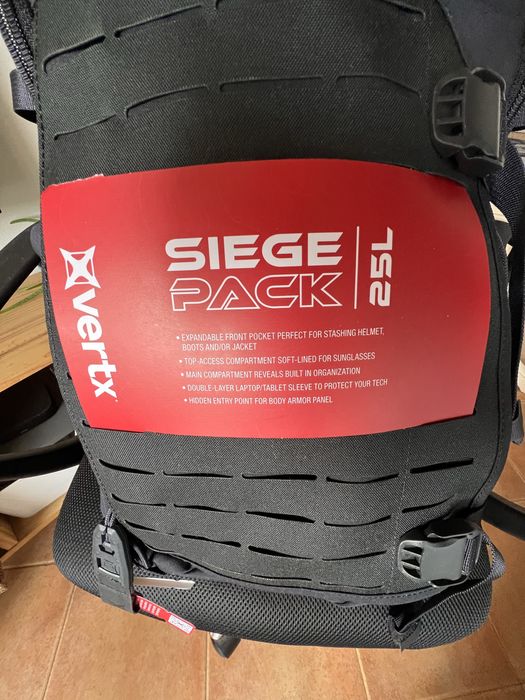 Mochila táctica Vertex Siege 25L - Importada, Nova