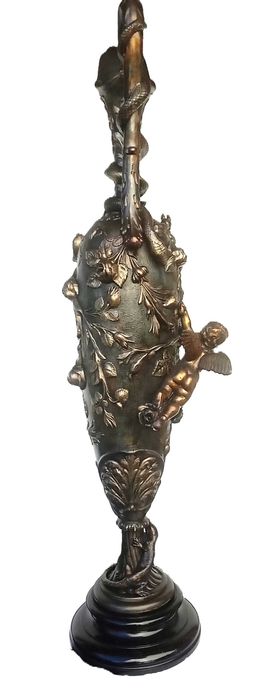 Grande ânfora em bronze de arte  (Puti Elê Hanap)- Séc.-XIX