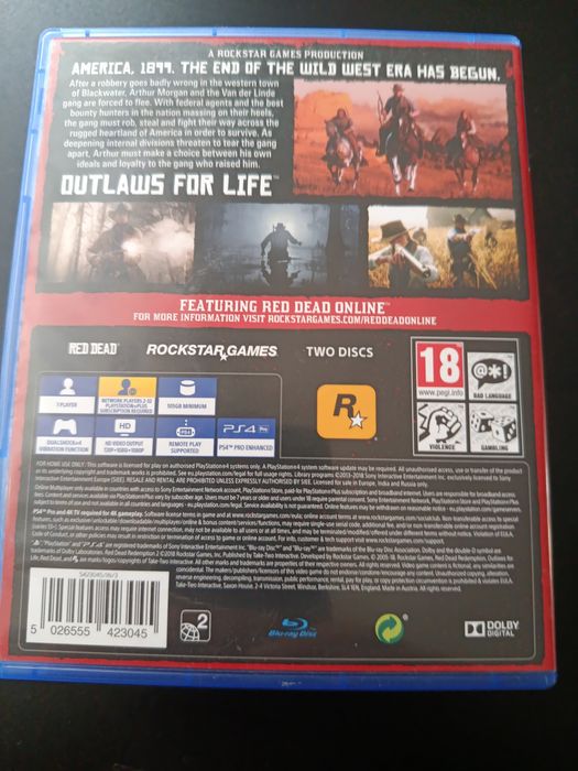 Gra Red dead redemption 2 PS4 wersja PL napisy