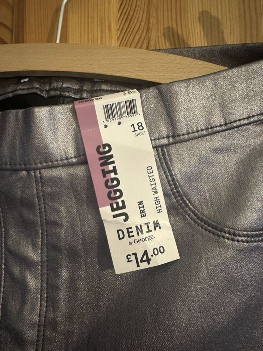 Plus size. Spodnie jegging. Roz 46