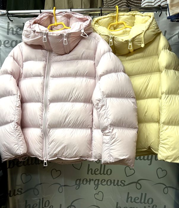 Лёгкая зимняя, натуральная пуховая куртка M-XL