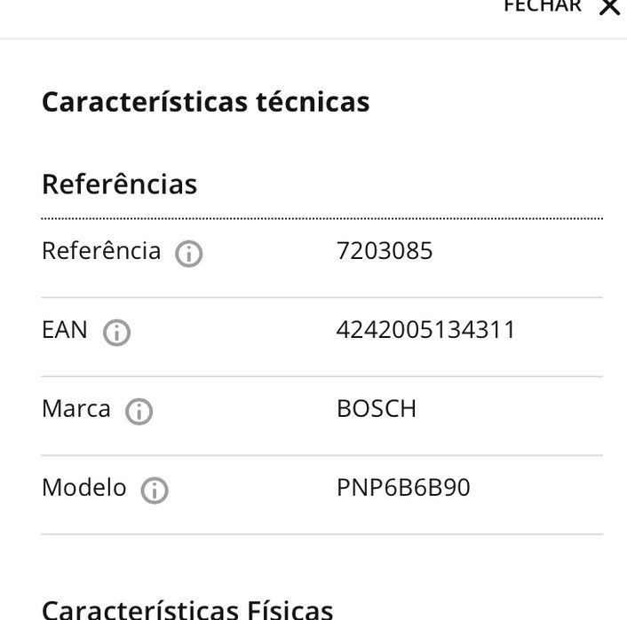 Placa de Gás BOSCH PNP6B6B90 (Gás Natural - 59 cm - Preto)NOVA