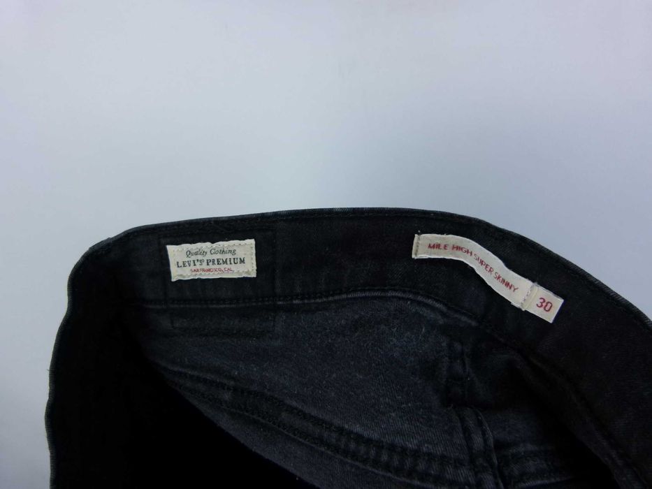 Levi's mile high super skinny spodnie dżins W30 / L34