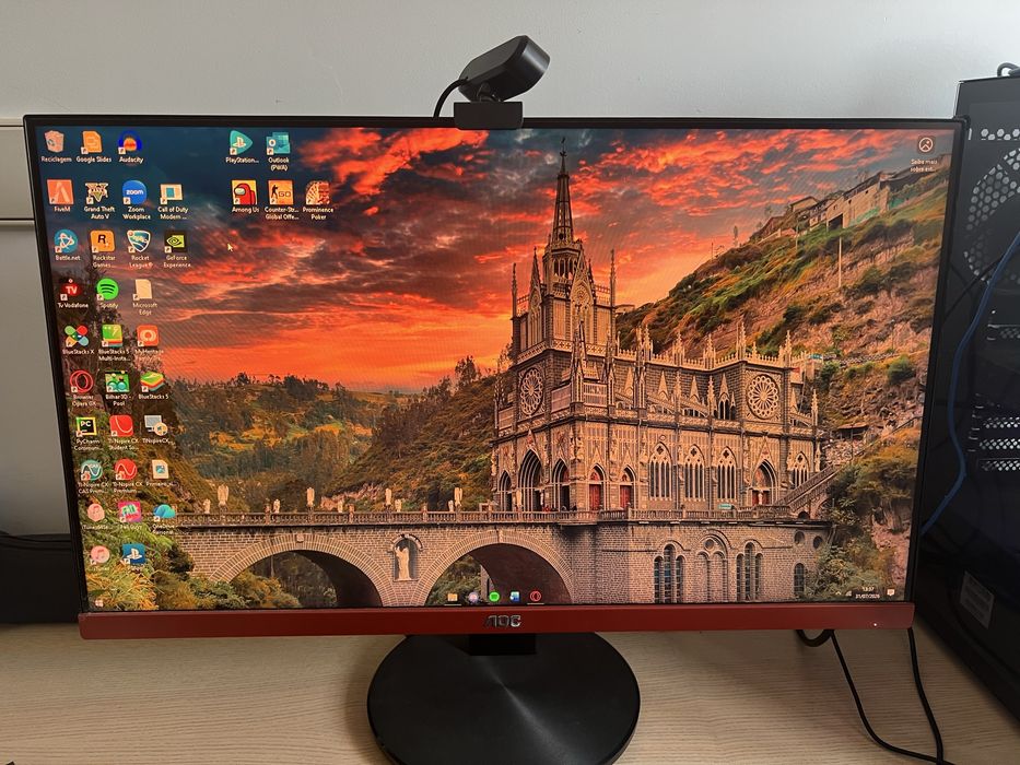 Monitor AOC 144 hz; 23,8 polegadas
