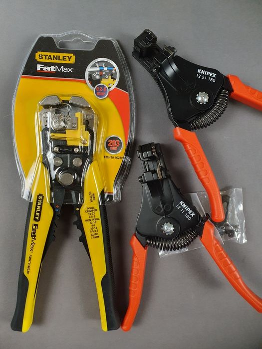 Знімачі ізоляції Jokari, KNIPEX, Stanley.