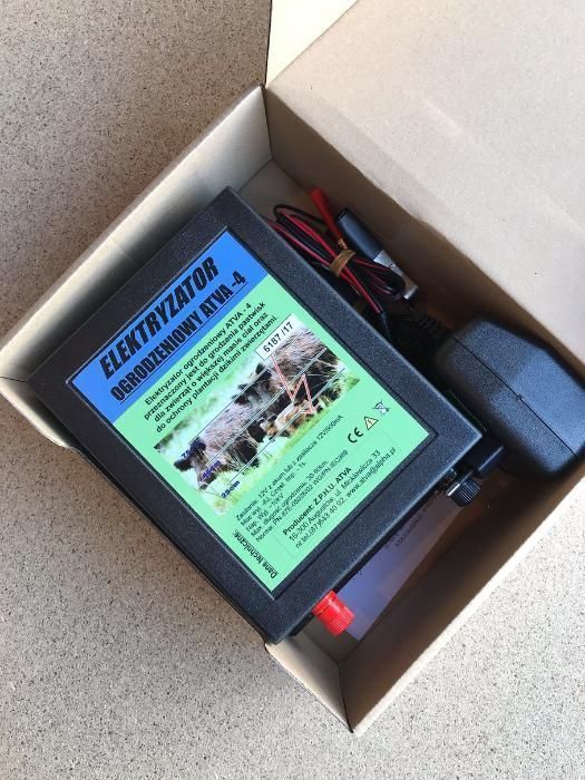 Elektryzator Atva 4 pastuch elektryczny 6J mocny na dziki hit cenowy!