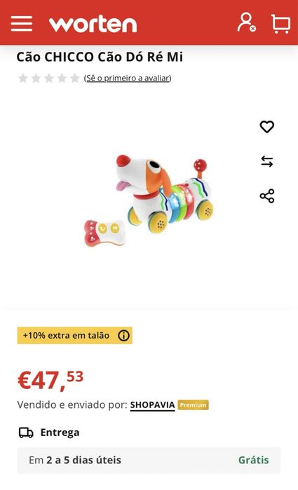 Cao Chicco Dó Ré Mi
