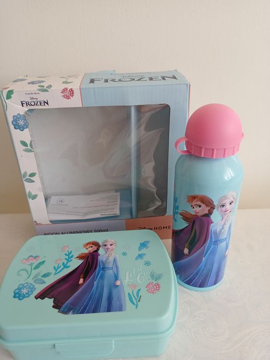 Zestaw śniadaniowy-bidon aluminiowy plus pojemnik .