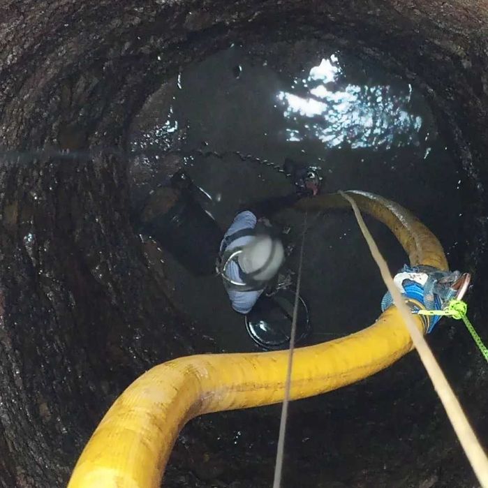 Limpeza e manutenção de poços