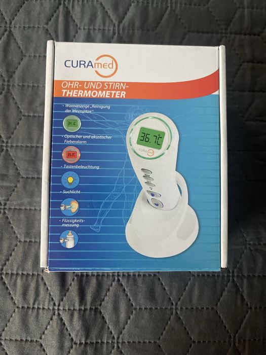 CuraMed termometr bezdotykowy DSO 364 – czoło/ucho