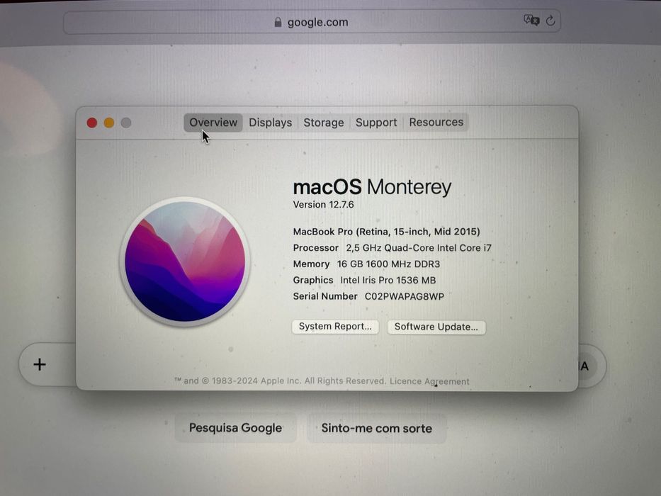 Macbook Pro 15" 2015