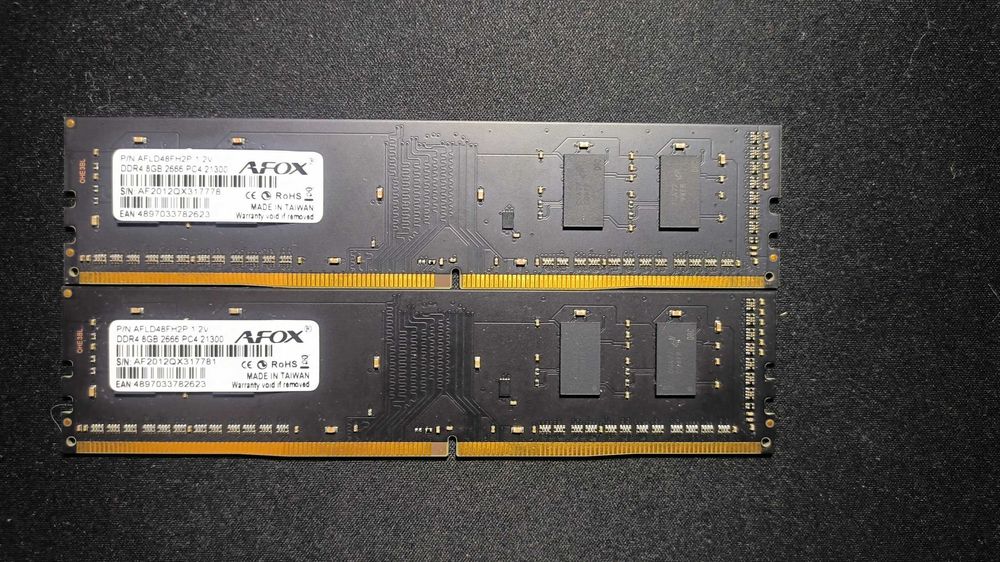 Модуль памяти DDR4 16GB 2x8GB 2666MHz