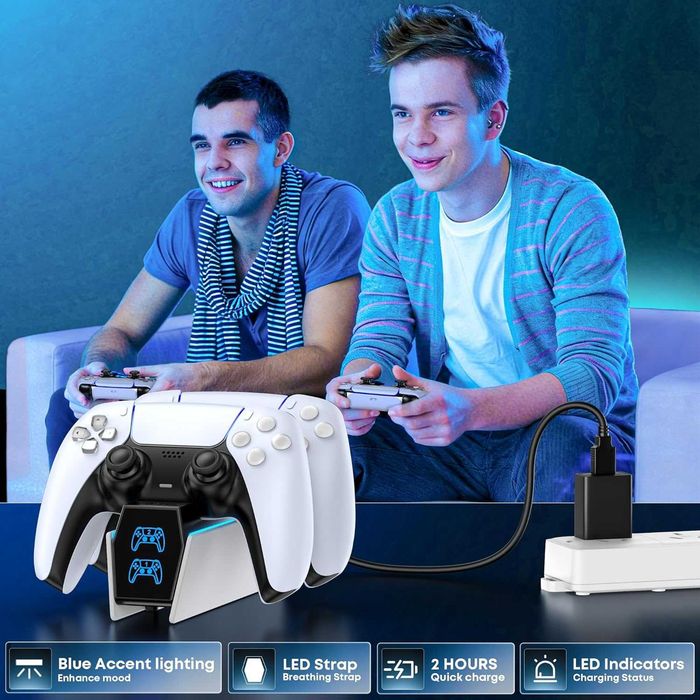 OIVO Stacja ładująca PS5 – szybka ładowarka kontrolera 2H do PlayStation 5 DualSense