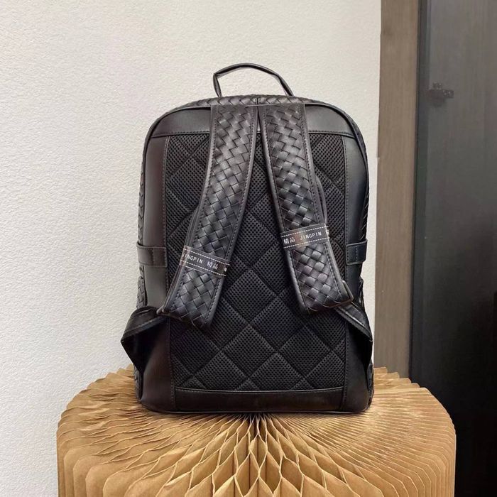 Мужской кожаный рюкзак bottega veneta чоловічий шкіряний рюкзак ботега