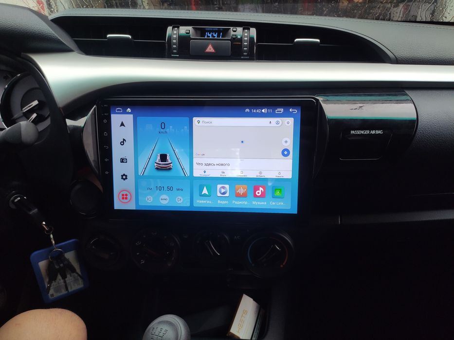 Автомагнитола для Toyota Hilux, CarPlay QLED 8ядер,установка магнитол.