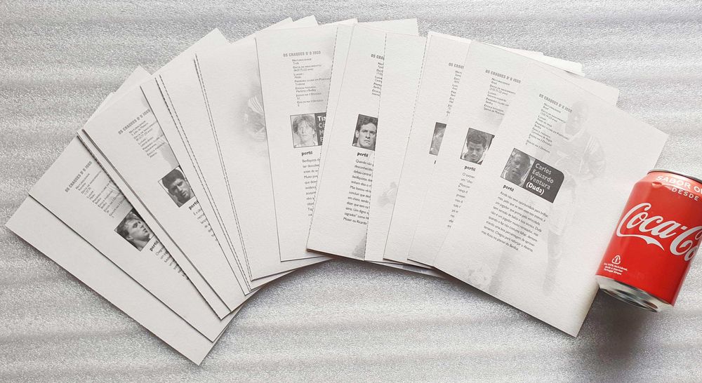 24 Antigos Postais Cromos ~ " Equipa Benfica 1997-98 " ~ Brindes Jornal o Jogo.